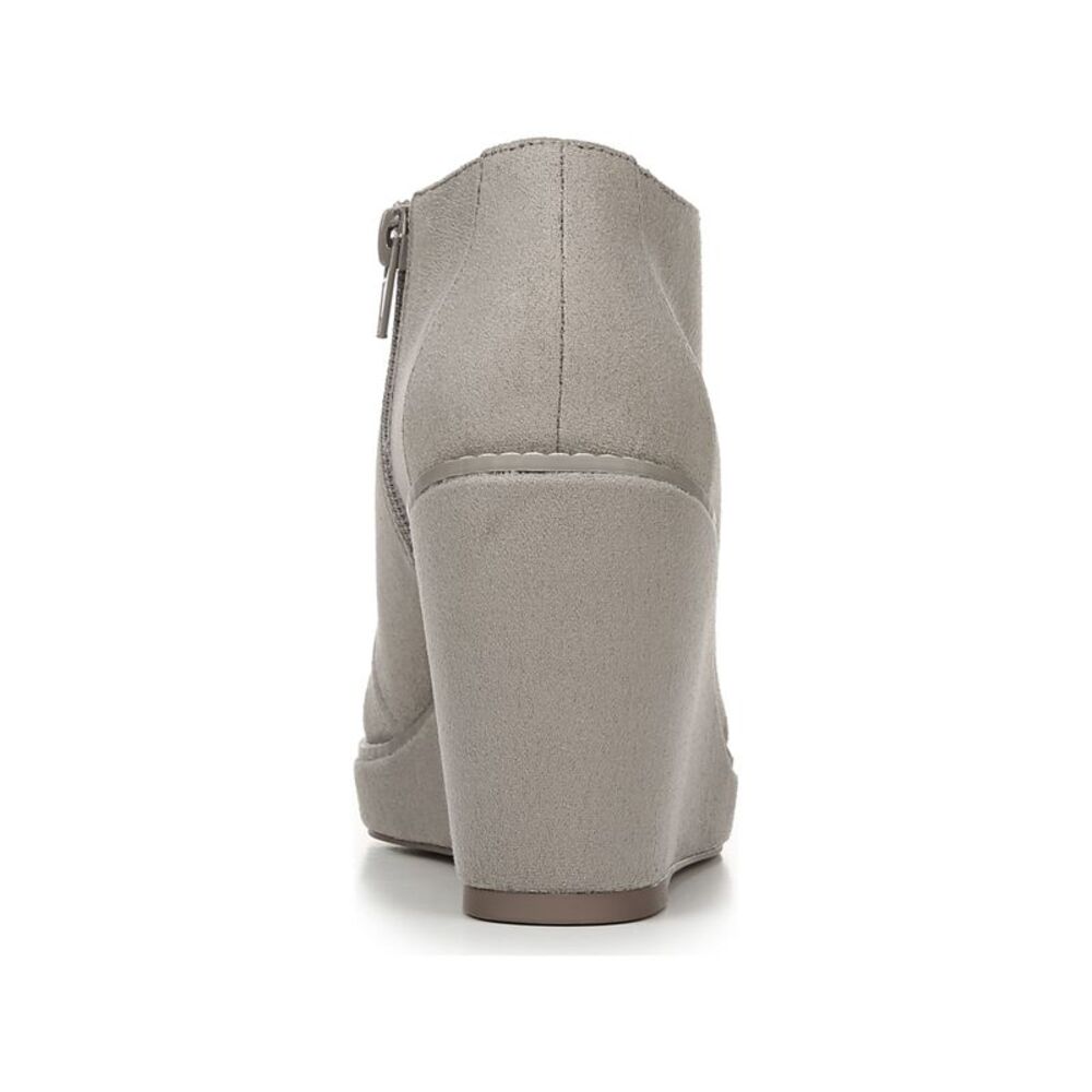 CARLOS BY CARLOS SANTANA Womens Gray Up Cold Weather Wills Wedge Shootie 11 M - Picture 3 of 4